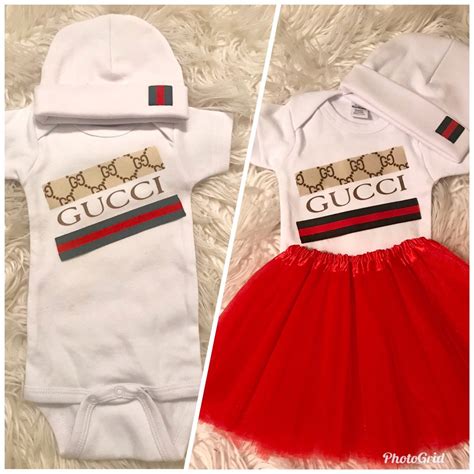 cheap gucci baby girl clothes|gucci baby onesie.